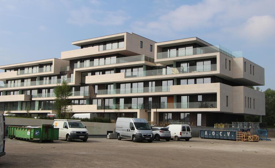 Gevelbekleding appartementen